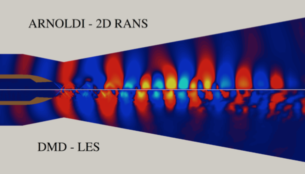 Pressure field of a helical screech mode in a supersonic jet